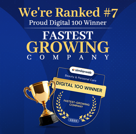 The DUA Brand Named 7th Fastest Growing Brand in Beauty & Personal Care by Similarweb’s Digital 100