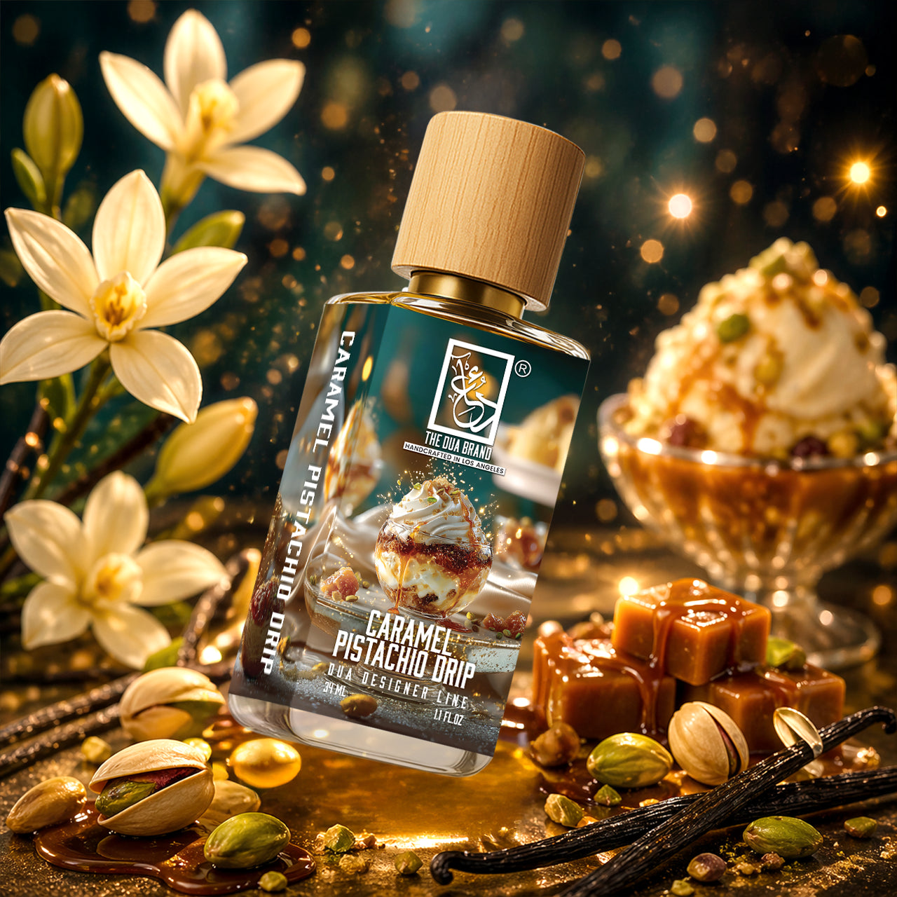 Caramel Pistachio Drip