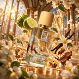 Tilted Cèdre Couture's Champagne Cream