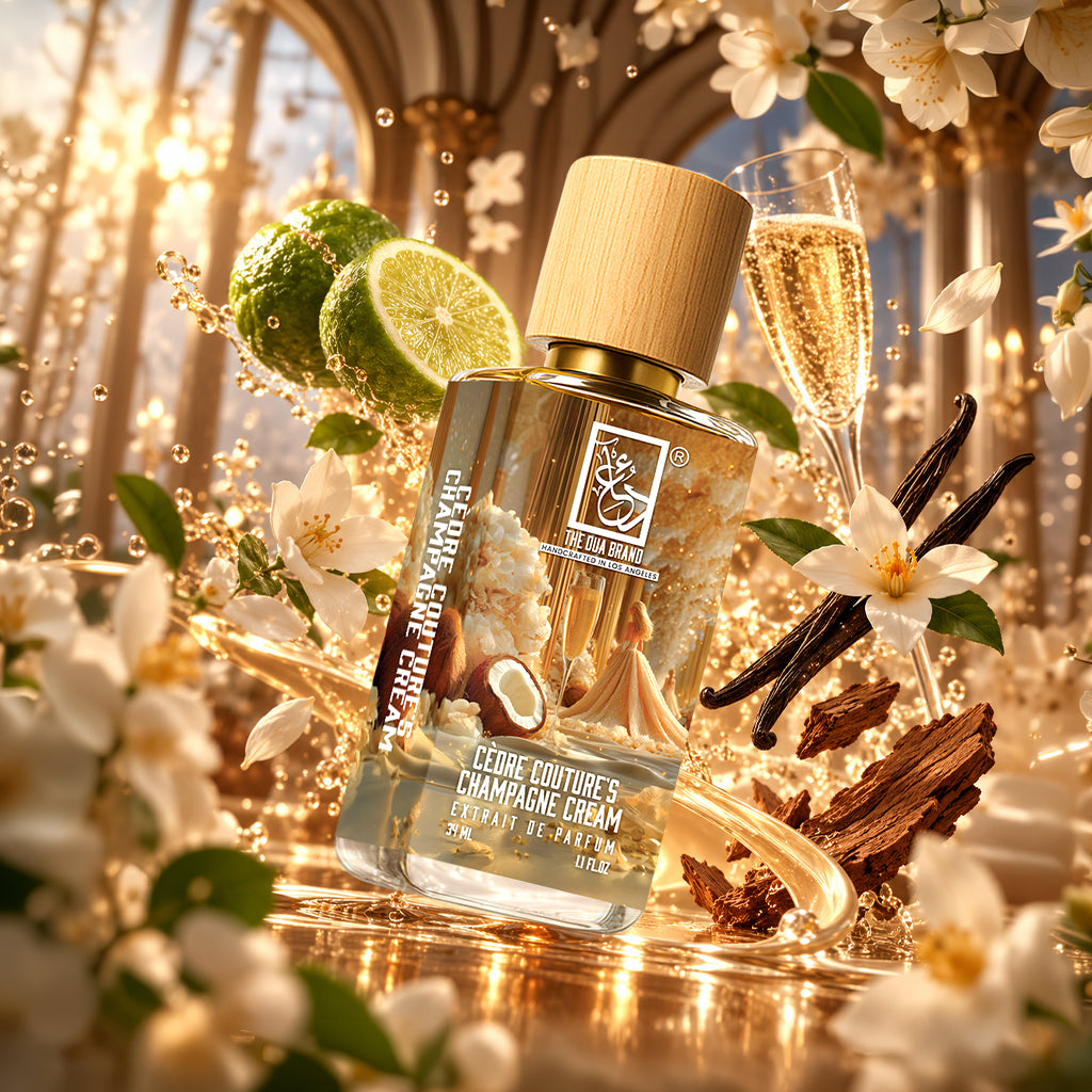 Tilted Cèdre Couture's Champagne Cream