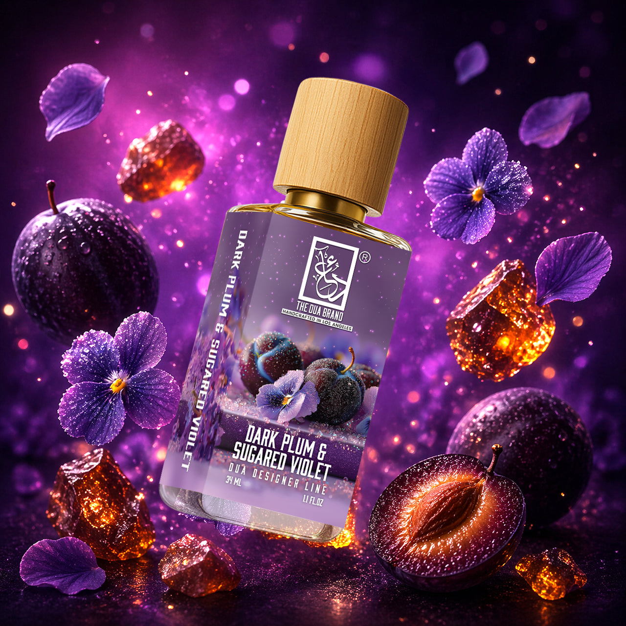 Dark Plum & Sugared Violet