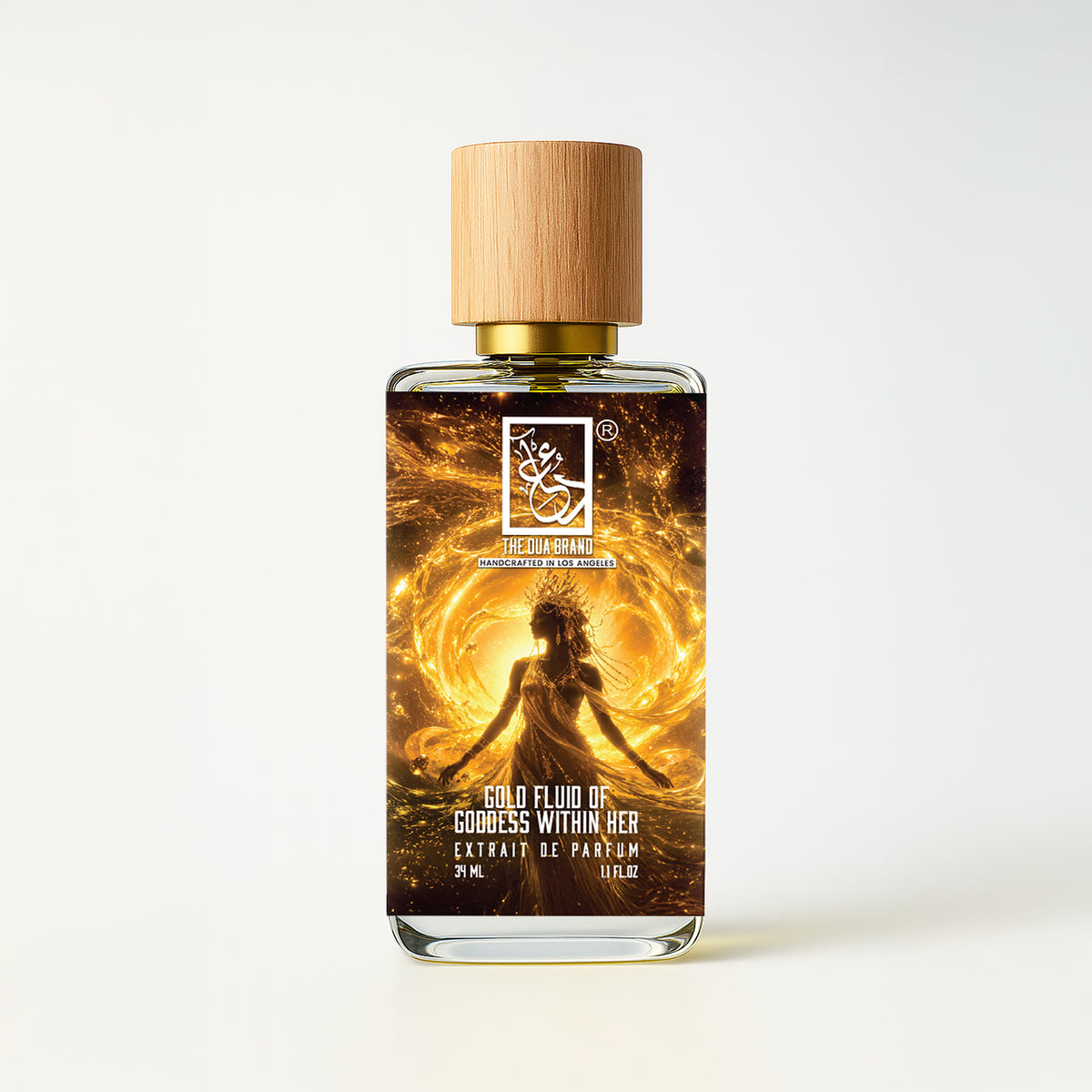 Gold Fluid Of Goddess Within Her