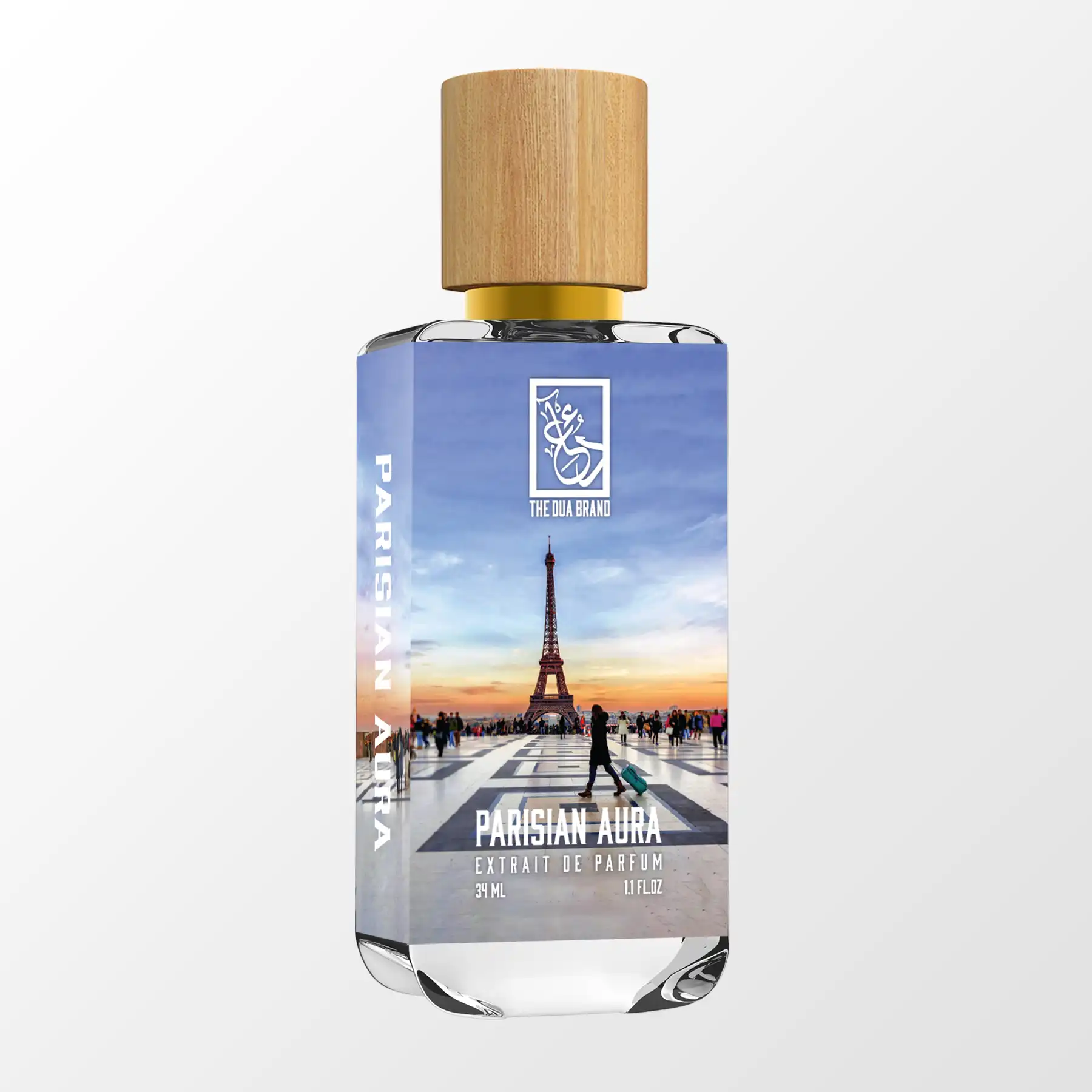Parisian Aura - Dua Fragrances - Inspired by Gris Charnel Extrait BDK Parfums - Unisex Perfume - 34ml/1.1 fl oz - Extrait de Parfum