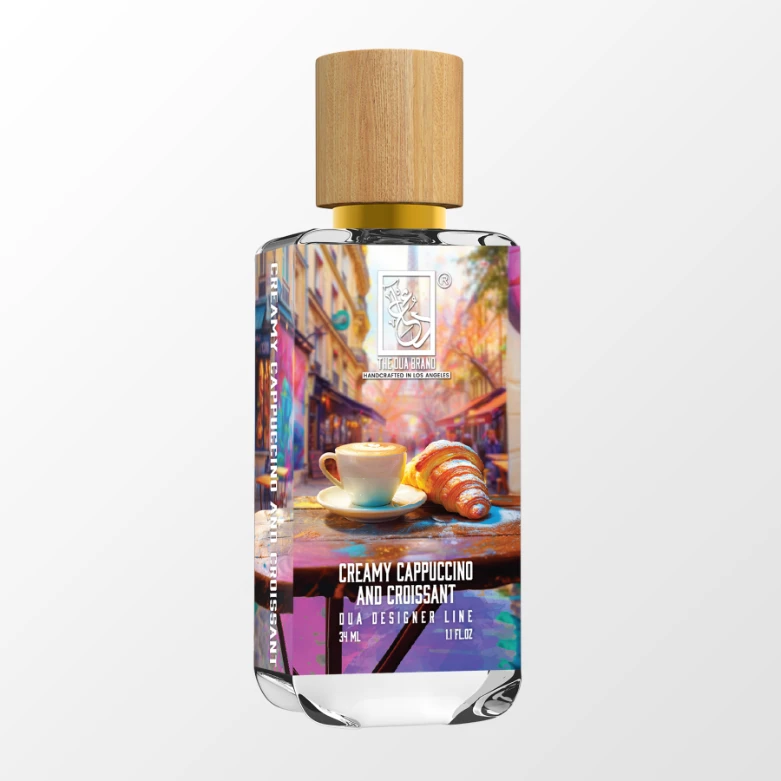 Creamy Cappuccino And Croissant