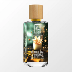 Tilted Delightful Dust Of White Milk