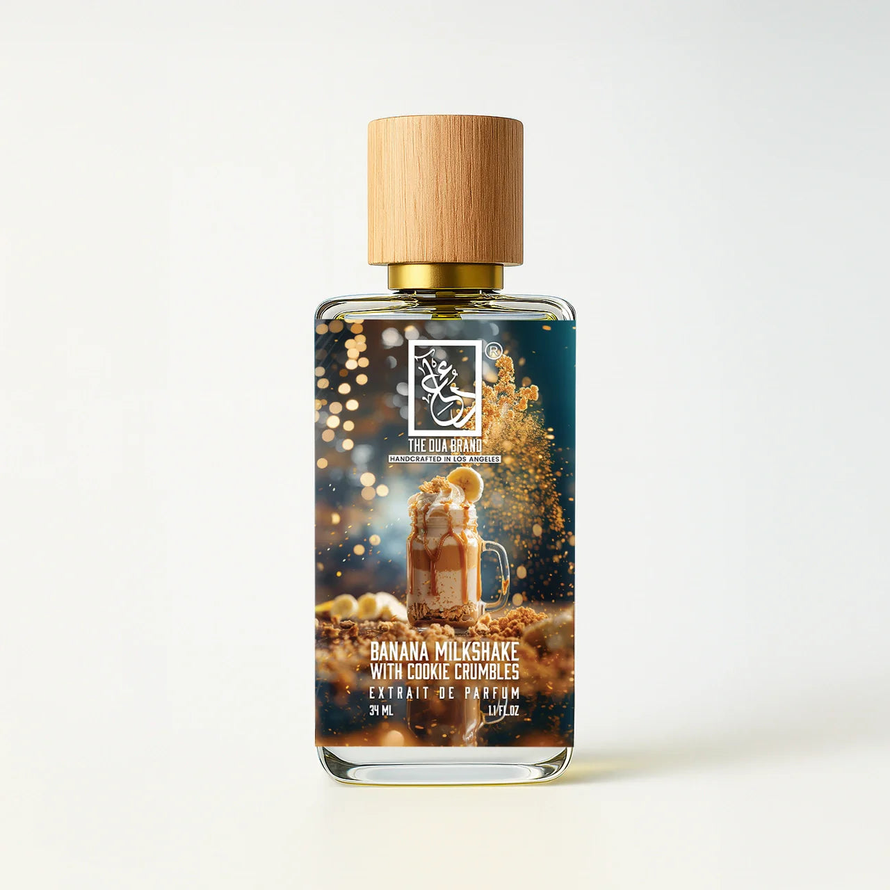 Banana Milkshake With Cookie Crumbles