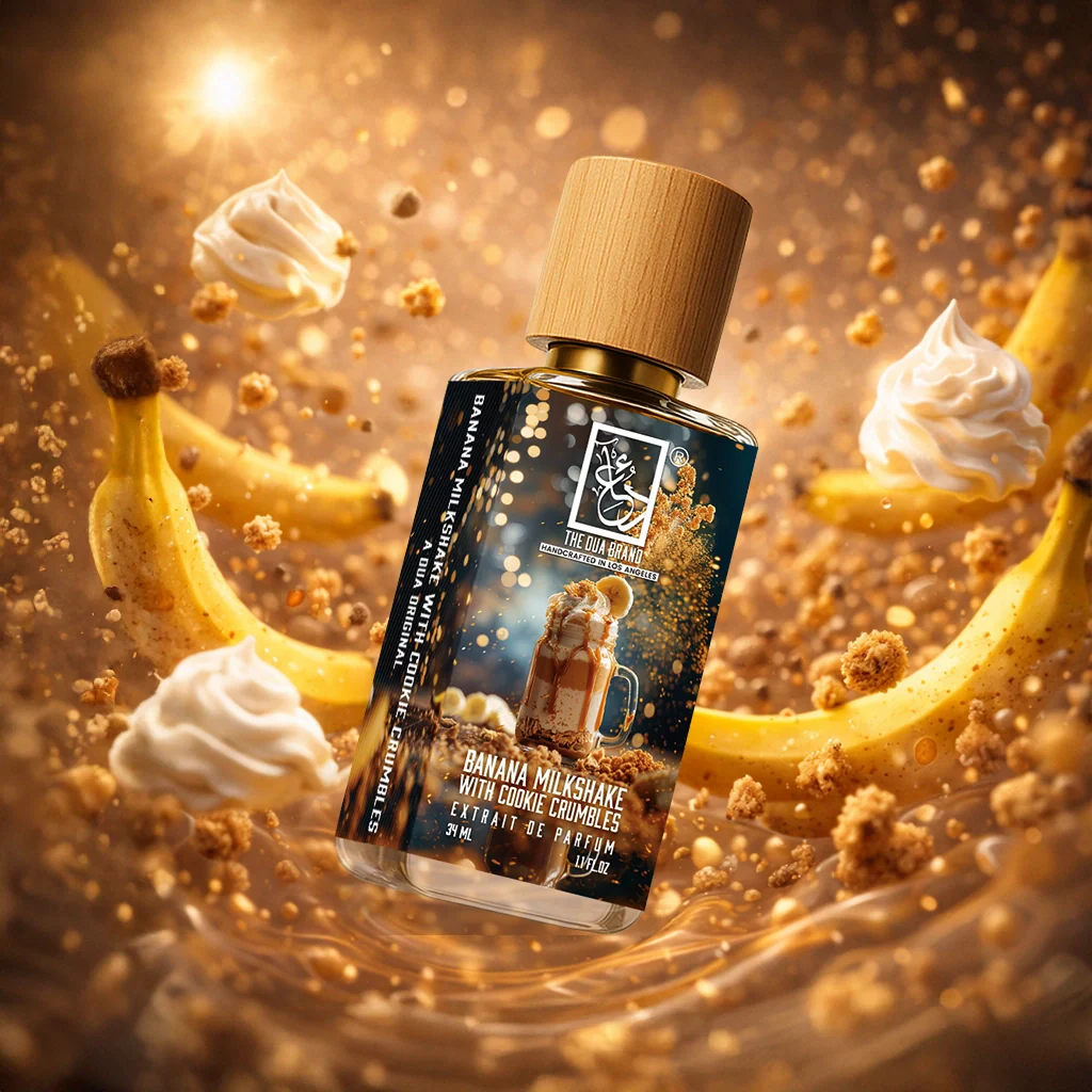 Banana Milkshake With Cookie Crumbles