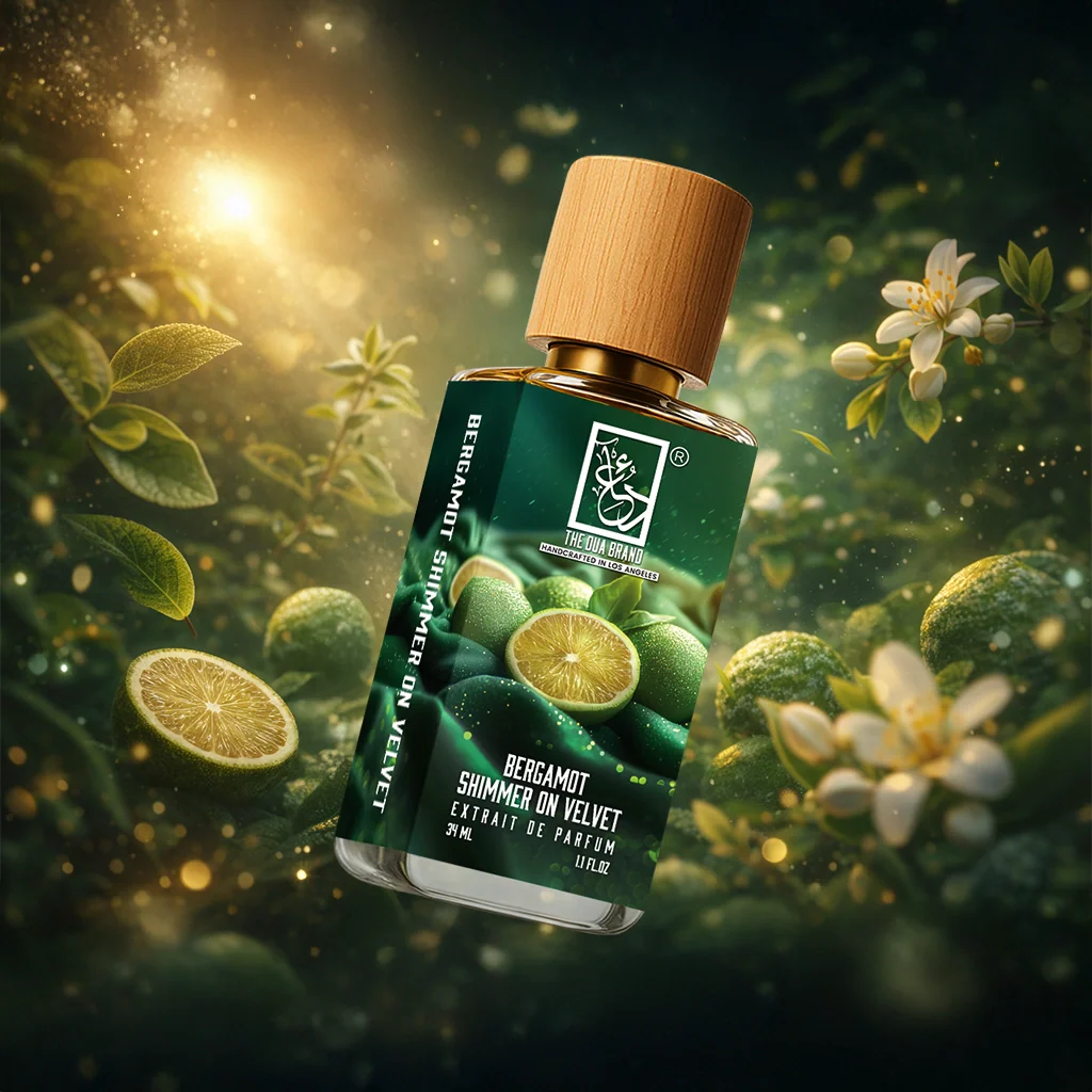 Bergamot Shimmer On Velvet