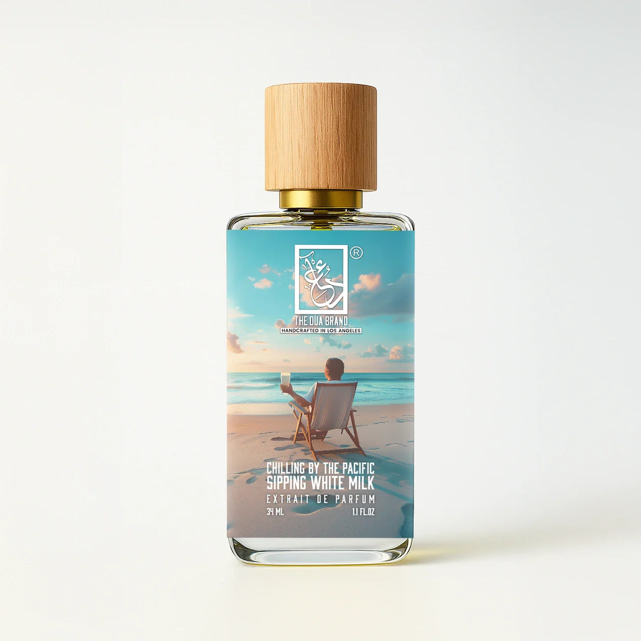 Chilling By The Pacific Sipping White Milk