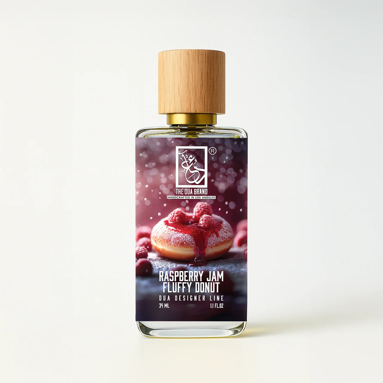 Raspberry Jam Fluffy Donut