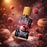 Raspberry Jam Fluffy Donut