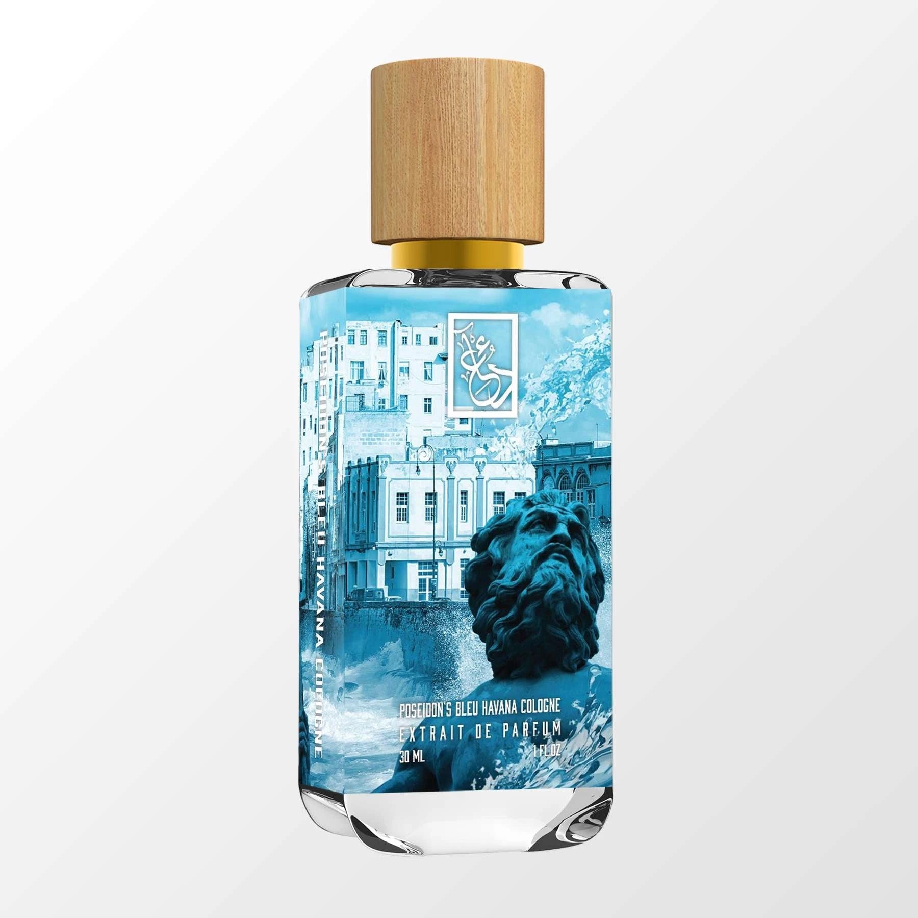 Poseidon's Bleu Havana Cologne - DUA FRAGRANCES - Woody Aromatic -  Masculine Perfume - 34ml/1.1 FL OZ - Extrait De Parfum